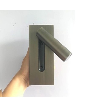 CE Bedhead Reading Light Wall Light LED Embedded Rotating Small Wall Light Hotel Room Bedhead Night Light Spot Light