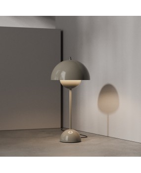Danish Traditi Nordic Postmodern VP9 Flower Bud Desk Lamp Portable Charging Dimming Bedroom Bedhead Atmosphere Light
