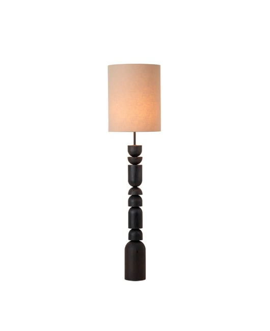 Nakaguwabi sabi style Aska floor lamp, retro creative designer, hotel model room, living room, solid wood decorative lighting fixture