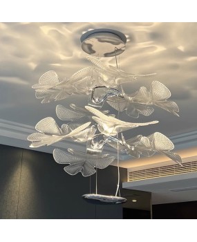 Artemide Italian minimalist French living room suspended petal pendant light dining room bedroom designer light luxury art