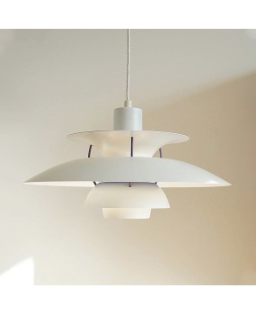 Danish Louis Poulsen PH5 restaurant UFO pendant light, postmodern Nordic designer dining table and bar desk lamp