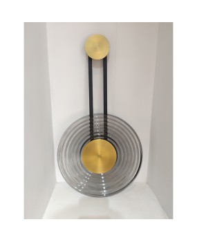 CE Nordic minimalist wall lamp, water patterned glass corridor lamp, hotel room restaurant decoration wall lamp, LED 12W