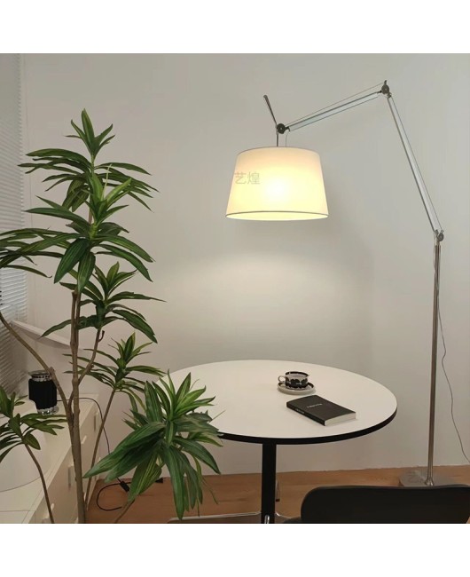 Artemide swing arm from Italy, antique living room sofa, floor lamp, bedroom study, industrial atmosphere, fishing light