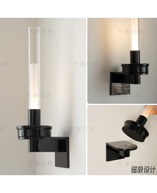 French Santa Cole Sylvestrina Vintage Corridor Candlestick Wall Light Spanish Detachable Charging Light