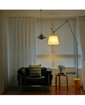 Artemide swing arm from Italy, antique living room sofa, floor lamp, bedroom study, industrial atmosphere, fishing light