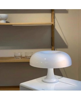 Artemide Nessino mushroom table lamp designer from Italy, living room, bedroom, bedside atmosphere decoration lighting fixtures