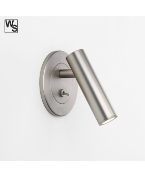 Factory direct sales hotel room bedside LED small wall lamp reading light bedroom rotatable embedded bedside night light