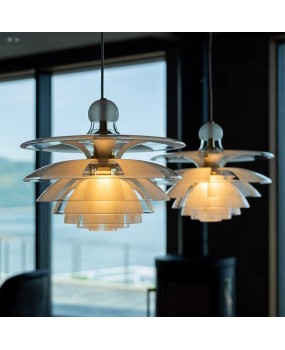 Danish PH Septima5 designer Pinecone restaurant pendant light creative bedroom dining table bar counter island glass lamp