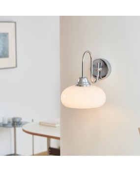 French minimalist cream style background wall lamp, bedside hallway, foyer, bedroom, living room, vintage Bauhaus wall lamp