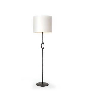 Mid ancient style designer living room floor lamp, Nordic retro living room sofa side falling floor lamp, model room decorative floor lamp