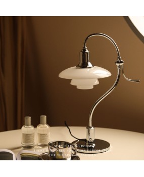 Danish classic designer Pulen PH2/2Table desk lamp, vintage Bauhaus study bedroom bedside lamp