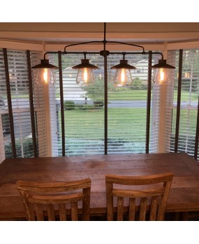American style countryside living room pendant light, dining room light, retro industrial style, simple and creative, vintage coffee shop pendant light
