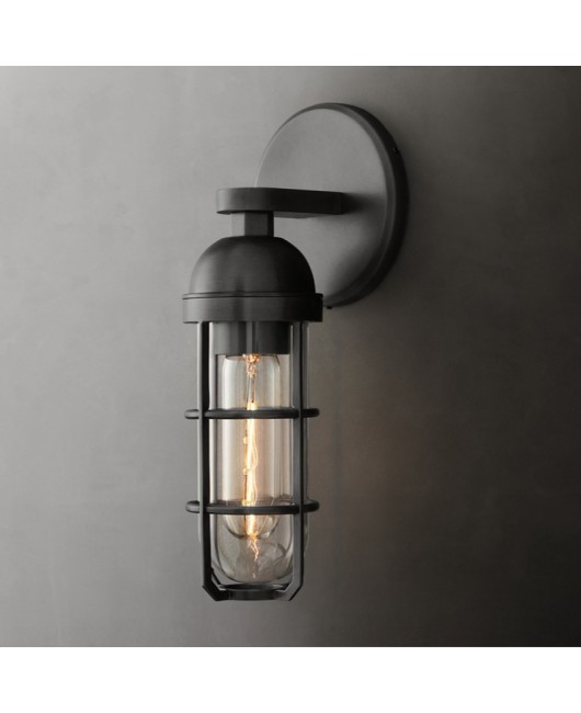 American style light luxury minimalist wall lamp Nordic modern retro living room background wall corridor balcony bedroom wall lamp mirror front light