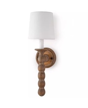American style rural solid wood simple wall lamp, personalized bedroom bedside lamp, warm and creative living room background wall lamp