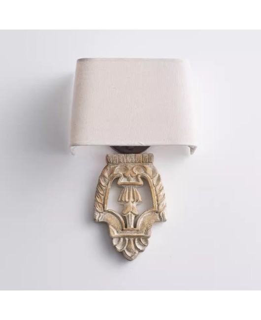 American style master bedroom wall lamp, hotel room bedside lamp, living room background wall lamp, creative French retro art lighting fixture