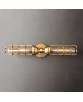 American style light luxury minimalist wall lamp Nordic modern retro living room background wall corridor balcony bedroom wall lamp mirror front light