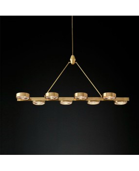 Nordic modern creative minimalist high-end crystal designer sample room living room dining room study bedroom pendant light