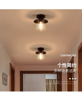 American retro hallway light, hallway light, entrance foyer light, entrance hall dressing room, outdoor balcony lamp, eaves ceiling light