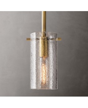 Nordic restaurant bedroom headboard pendant light, modern simplicity, light luxury, creative personality, glass living room, hotel small pendant light