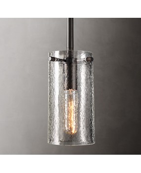 Nordic restaurant bedroom headboard pendant light, modern simplicity, light luxury, creative personality, glass living room, hotel small pendant light