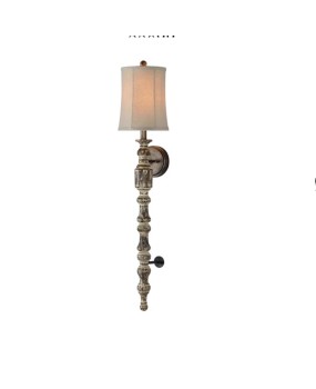 American style rural solid wood simple wall lamp, personalized bedroom bedside lamp, warm and creative living room background wall lamp