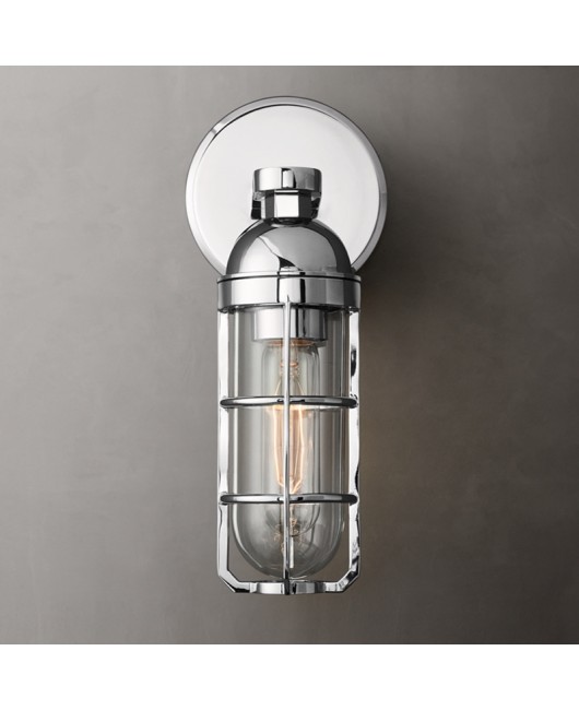 American style light luxury minimalist wall lamp Nordic modern retro living room background wall corridor balcony bedroom wall lamp mirror front light