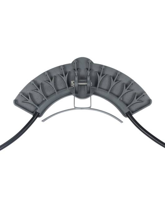 LED corrugated light outdoor ancient building spotlight rainbow crescent shaped low-power courtyard light waterproof yellow projection light