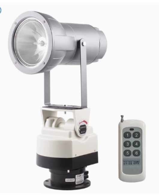 Outdoor remote marine prison xenon wireless remote control searchlight automatic rotation ultra long range strong light waterproof