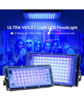 Cross border 395nm UV projector, UV curing lamp, fluorescent party stage lamp, black light drama performance lamp