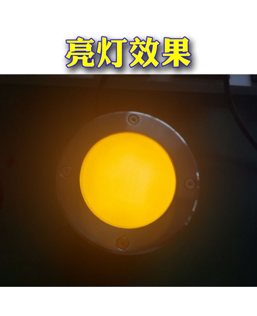 LED waterproof circular buried light RGB lawn spotlight landscape rainbow non glaring buried light 3W5W tile light