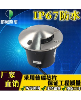 One, two, and four side emitting buried lights, LED side transparent corner lights, corridor and staircase side lights, buried lights, 3W