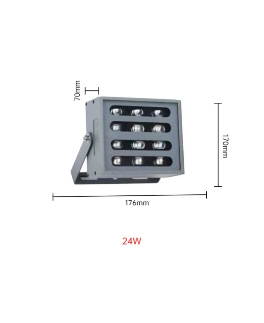 LED Rainbow Tree Light Outdoor Waterproof Outdoor Engineering Landscape Tree Light Spotlight