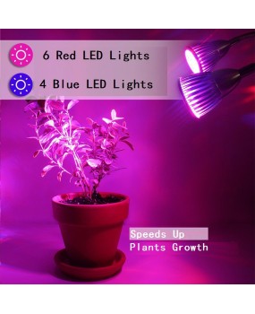 Production and supply of snake tube LED double headed plant clip growth light 10W succulent plant fill light double headed hose light