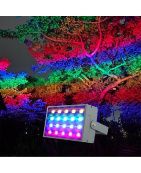 LED Rainbow Tree Light Outdoor Waterproof Outdoor Engineering Landscape Tree Light Spotlight