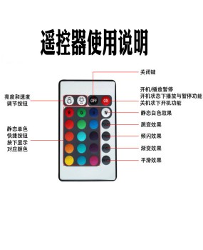LED Plug in RGB Ground Plug in Projection Light Spotlight Wall Projection Light Landscape Light Tree Lawn Remote Control Colorful Light