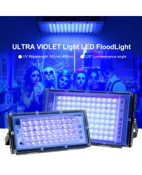 395nm UV Projection Lamp 365nm UV Curing Lamp Fluorescent Party Stage Lamp Black Light Drama Performance Lamp