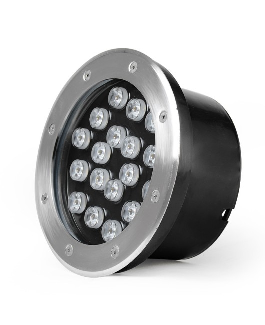 304 stainless steel LED underwater buried light 12v24V embedded pool spotlight RGB rainbow fountain light