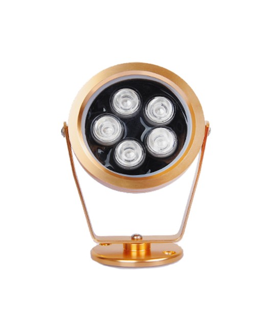 LED Projection Light Round Waterproof Landscape Lighting Tree Projection Light Car Aluminum Gold Corrugated 3W5W Outdoor Small Projection Light