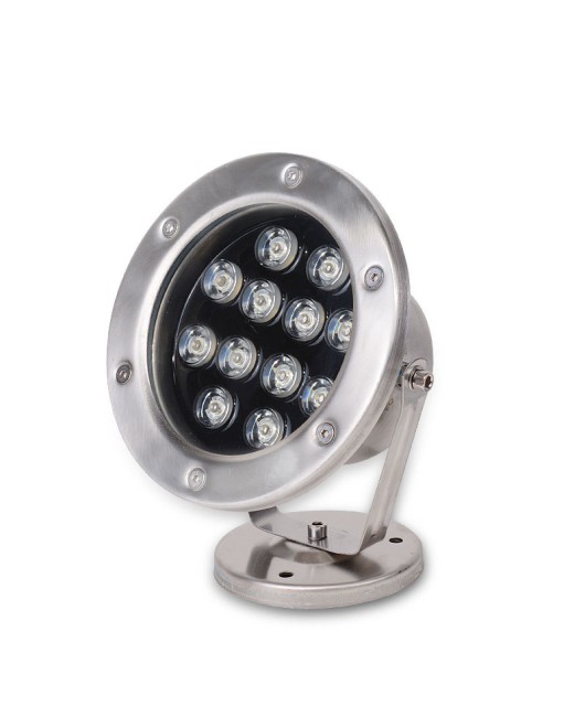 LED remote control underwater light 304 stainless steel fountain light underwater light spotlight spring pool pool light rainbow 24V