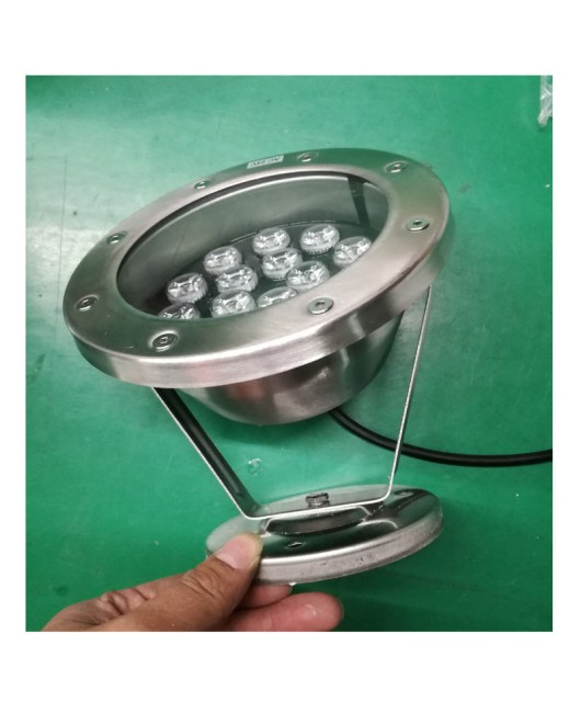 LED remote control underwater light 304 stainless steel fountain light underwater light spotlight spring pool pool light rainbow 24V