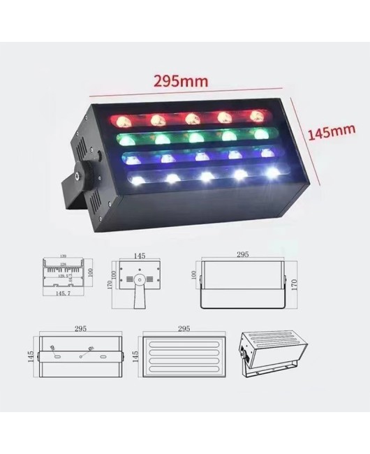 LED Rainbow Tree Light Outdoor Waterproof Outdoor Engineering Landscape Tree Light Spotlight