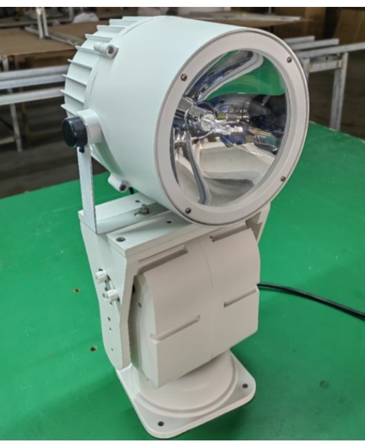 220V Xenon Searchlight Automatic Rotating Remote Control Marine Border Guard Post Search Light Strong Light Remote Outdoor Spotlight