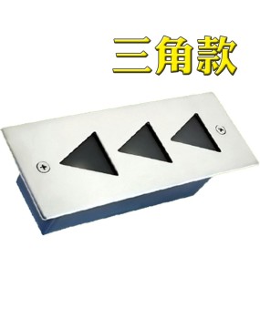 LED buried light 3W wall foot light corner light square buried light embedded ground light outdoor step LED spotlight