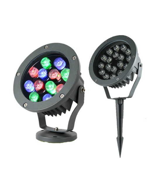 LED circular plug-in projection light, spotlight wall projection light, tree light, tree plug-in lawn rainbow light 6W12W
