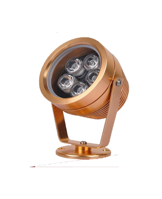 LED Projection Light Round Waterproof Landscape Lighting Tree Projection Light Car Aluminum Gold Corrugated 3W5W Outdoor Small Projection Light