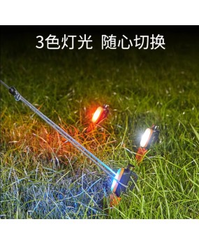 Bold tent nail lamp, outdoor canopy, windproof nail, fixed camping nail, ground stake, multifunctional waterproof stainless steel camping nail