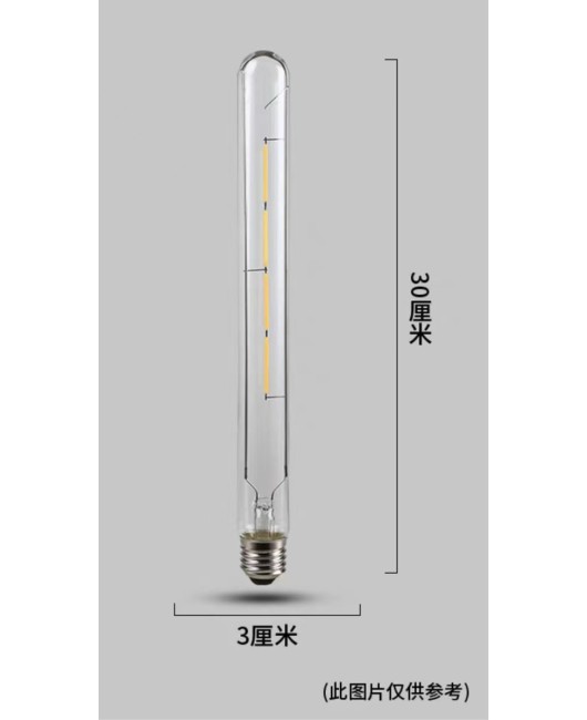 Edison LED bulb E27 screw retro long tube imitation tungsten filament lamp creative bulb T125 T225 T300