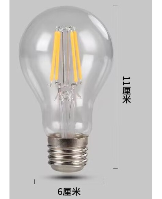 3v5v12v24v low-voltage LED bulb E27 bulb E14 dimming DC warm light imitation tungsten wire st64 light source