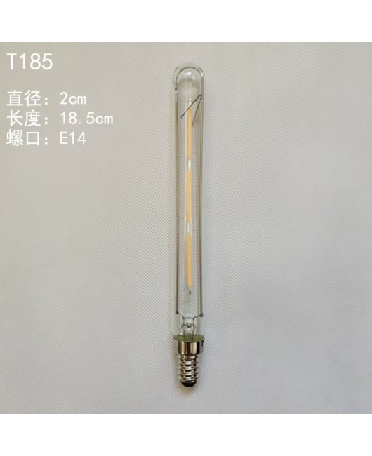 Edison LED bulb E14 screw retro long tube imitation tungsten filament lamp creative bulb T125 T225 T300