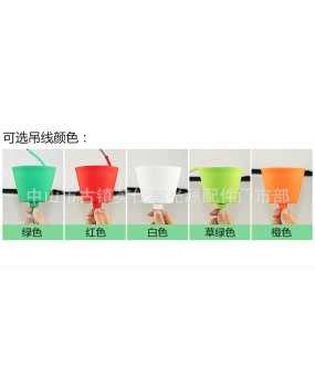 Factory direct sales E27 fresh food lamp head, hanging wire lamp holder, colorful pendant light wholesale, multiple colors optional